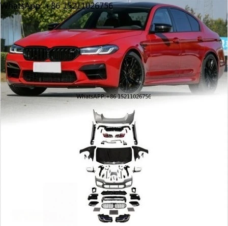 New Front and Rear Bumpers Modification with Fog Light Cut-Outs for 5 Series F18 G38 M5-Bumper Reinforcement Beam Bolt-On