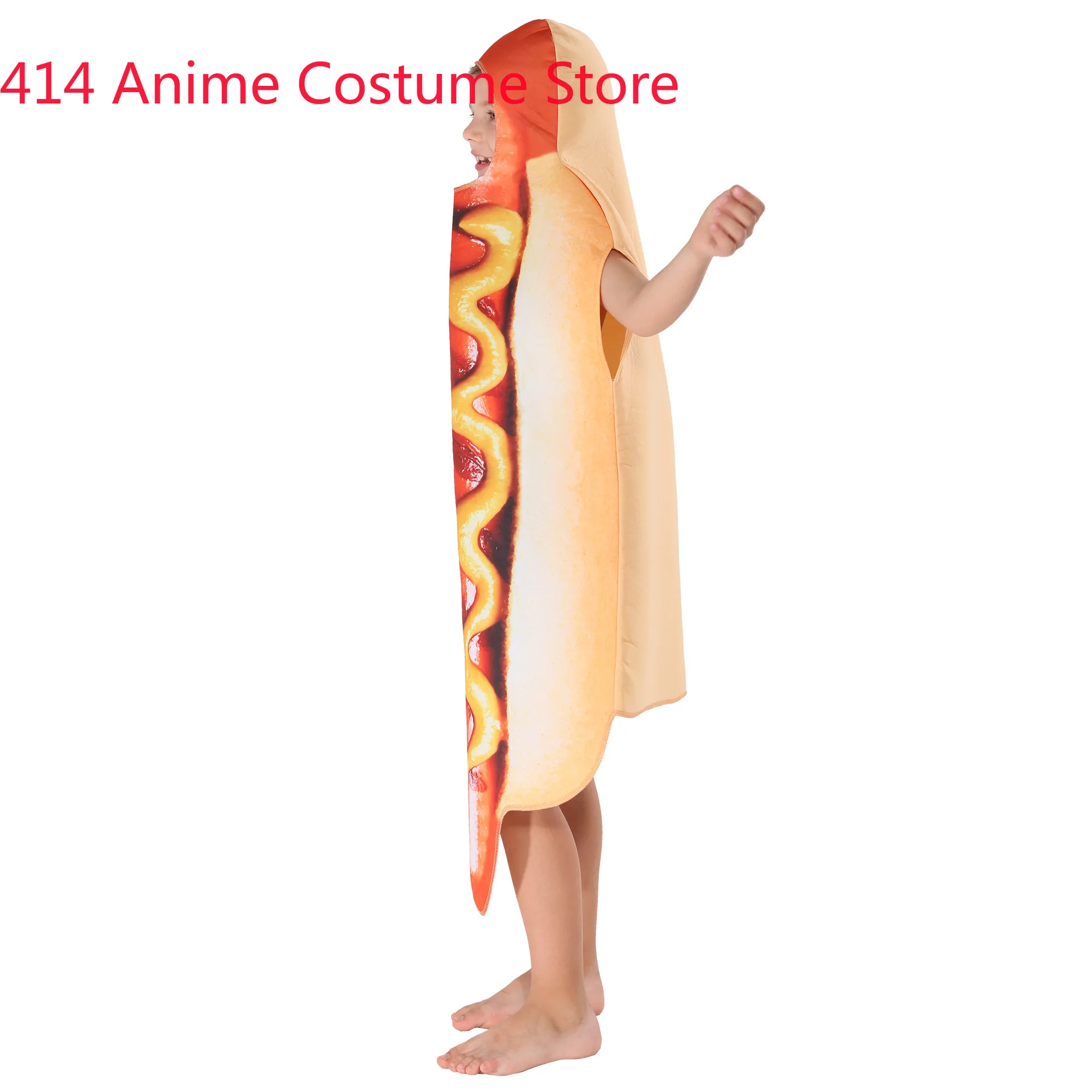 Parent-Child Food Sausage Hot Dog Costume Adult Child Kids Family Funny Purim Halloween Party Fancy Dress Cosplay