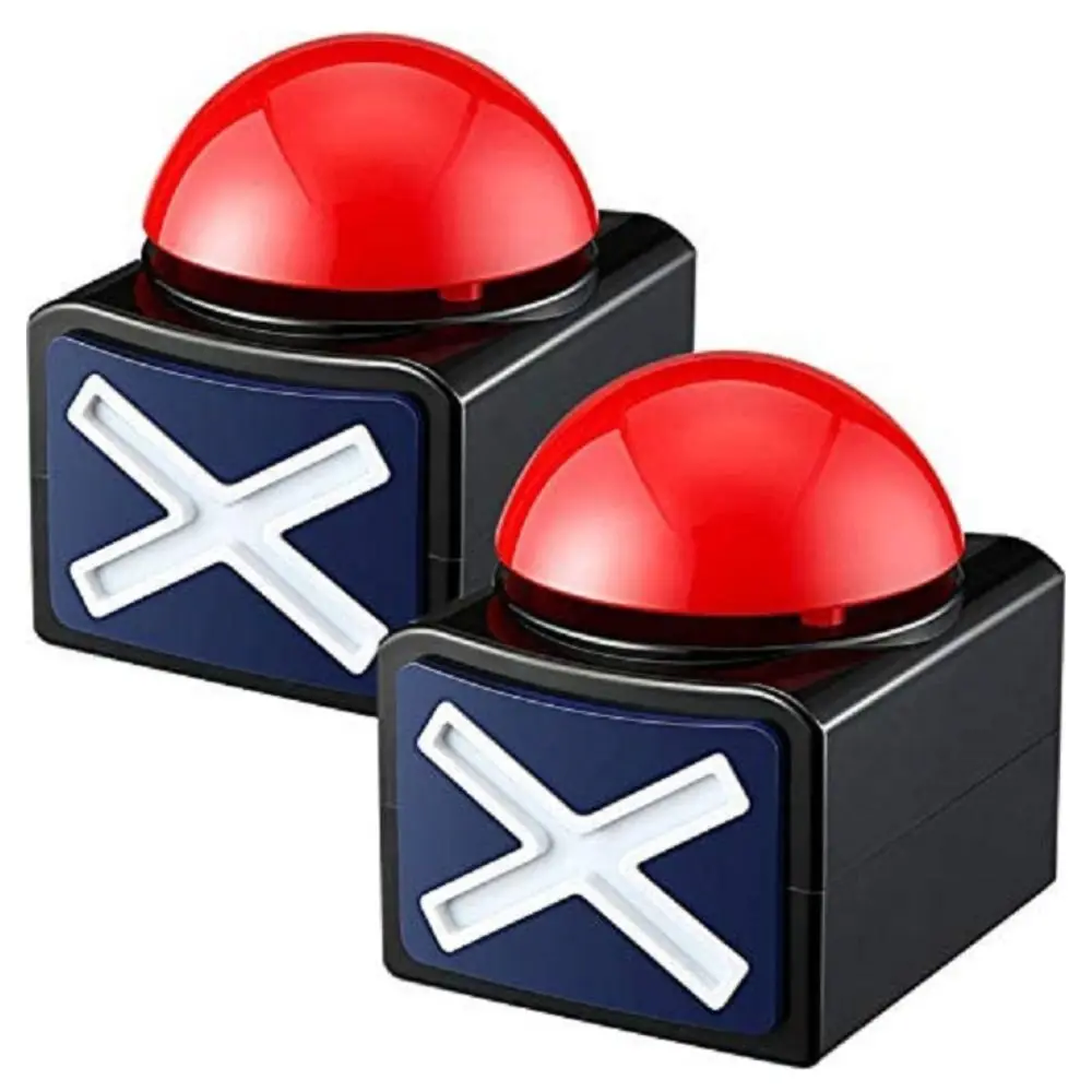 جديد ABS لعبة الإجابة الجرس مع ضوء الصوت السبر لعبة الأحمر لعبة الطنان تريفيا مسابقة زر التنبيه