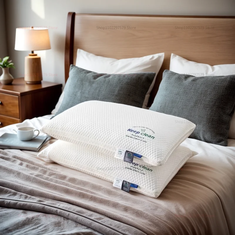 

3D-подушка для шеи с высокой эластичностью и эффектом памяти формы, не теряющая форму, комфортная подушка для сна, для отелей и спален