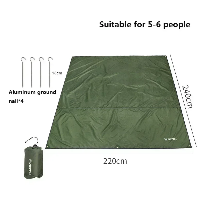 Tent Tarp Rain Sun Shade Hammocks Shelter Camping Survival Sun Shelter Picnic Awning Cover Waterproof Outdoor Hiking Accessories