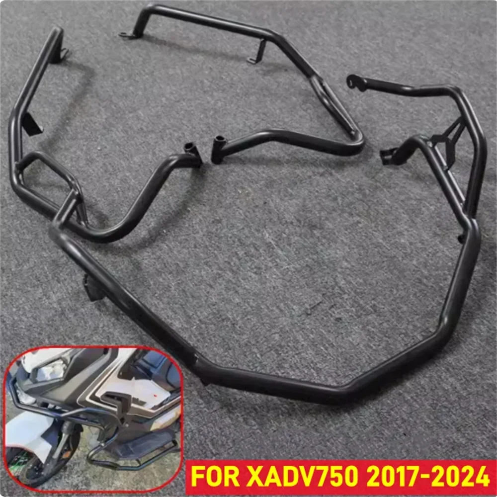 

Bumper For Honda X-ADV750 XADV750 17-24 modification, thickened upper and lower protective bars, anti fall bumper