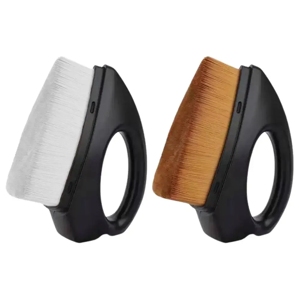Mini Car Tire Detailing Brush Synthetic Fiber Auto Tire Shine Applicator Wash Tire Cleaner Portable Car Interior Cleaning Tool image 2