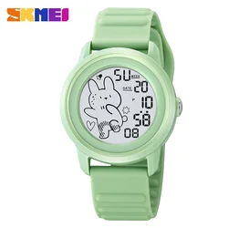 SKMEI Multifunctional Countdown Sport Watches Women Fashion 50M Waterproof Back Light Stopwatch Digital Wristwatch Alarm Clock