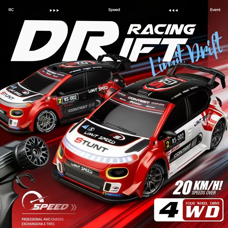 

1/24 New Rally Car Drift High Speed Racing Off Road Climbing Car 2.4g Entry Level Rc Remote Control Car Boy Toy Car