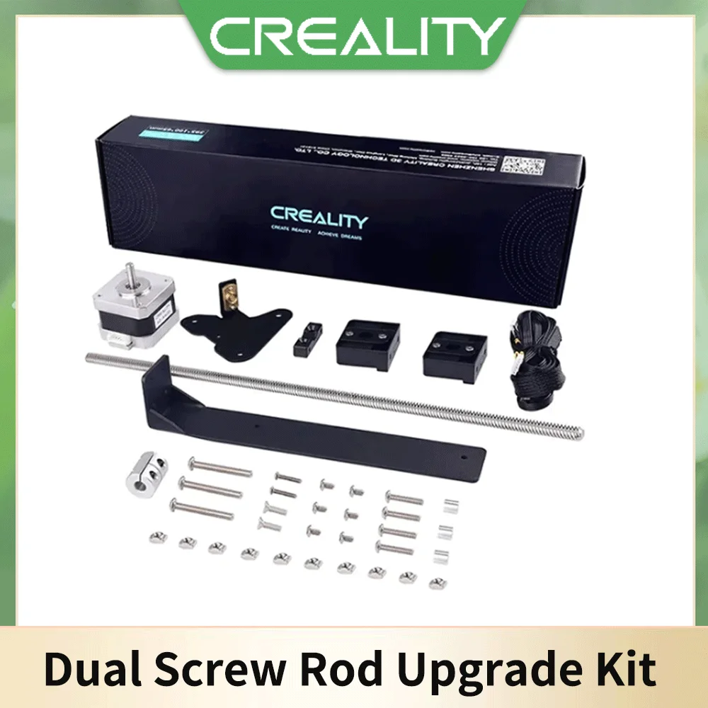 

Creality 3D Printer Parts Dual Z-axis Upgrade Kit Dual Screw Rod with Lead Screw and Stepper Motor for Ender 3 /3 Pro Ender 3 V2