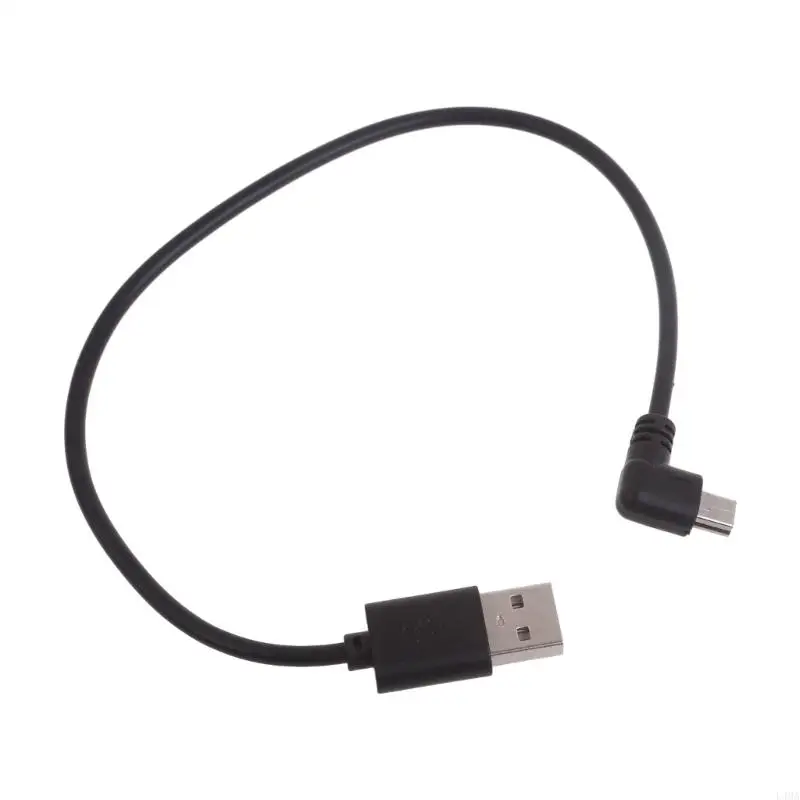 L4MA Mini USB Männlich zu USB2.0 männlichem Ladekabel für MP3 MP4 90 -Grad Miniusb -Kabel