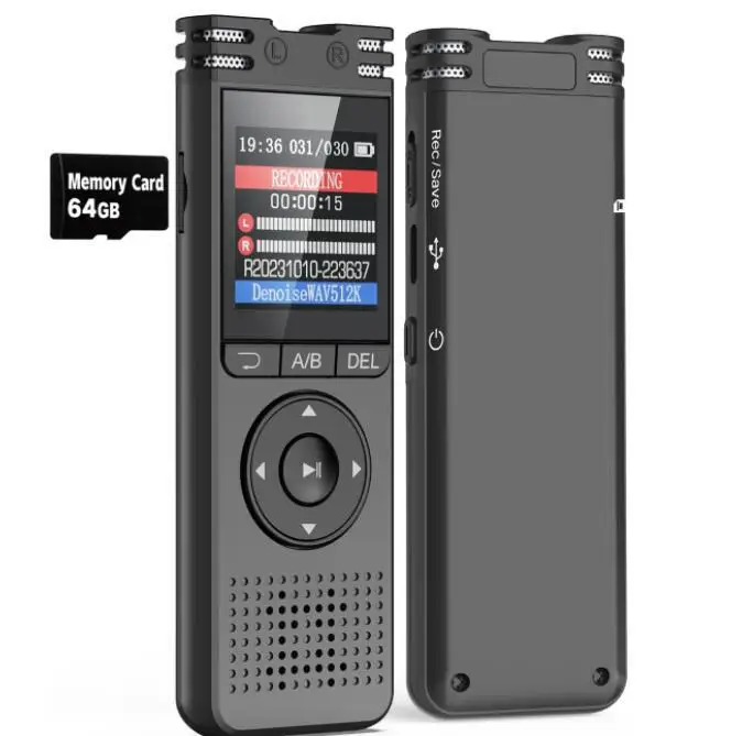 

Портативный цветной видеорегистратор с шумоподавлением, высококачественный, для студентов и деловых конференций, ZD70, с длительным временем автономной работы