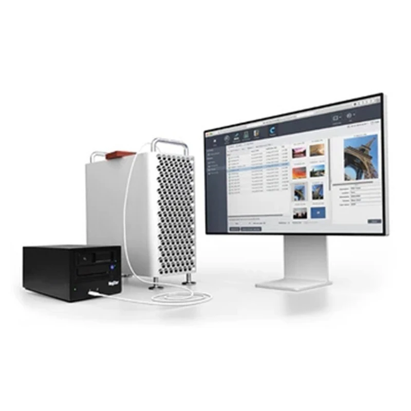 Unidad de cinta montada en rack TRB3 LTO7/8/9 Interfaz Thunderbolt 3