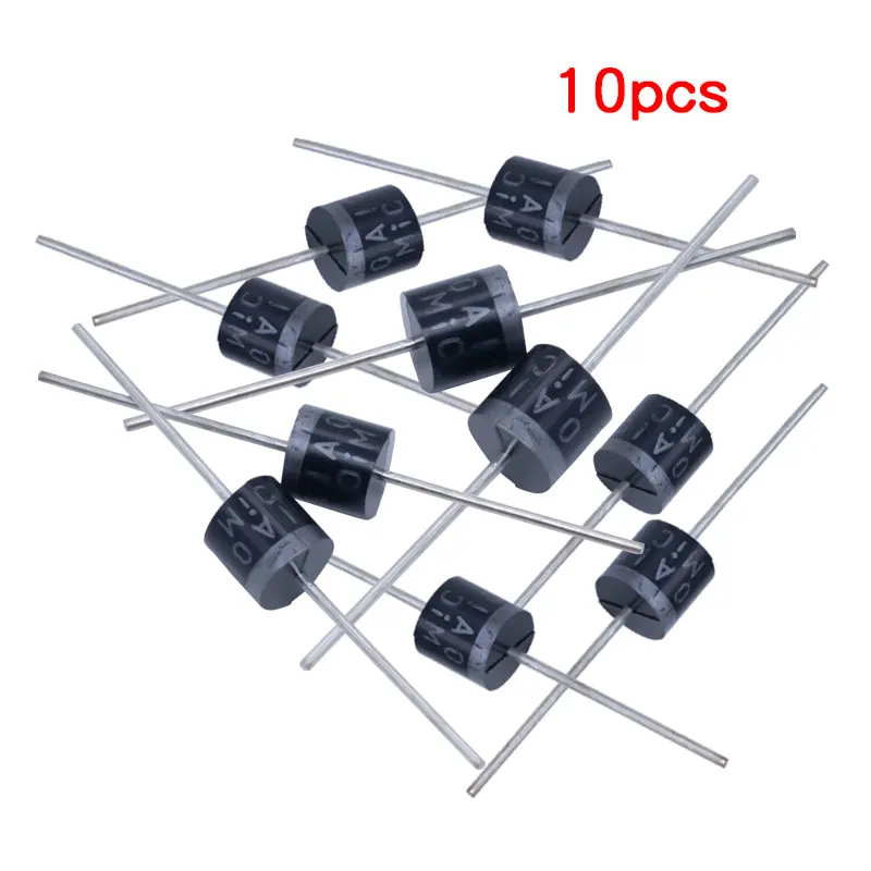 10PCS 10.0 AMP 10A10 SILICON RECTIFIERS Rectifier Diode 10A 1000V R-6 10.0 AMP SILICON RECTIFIERS