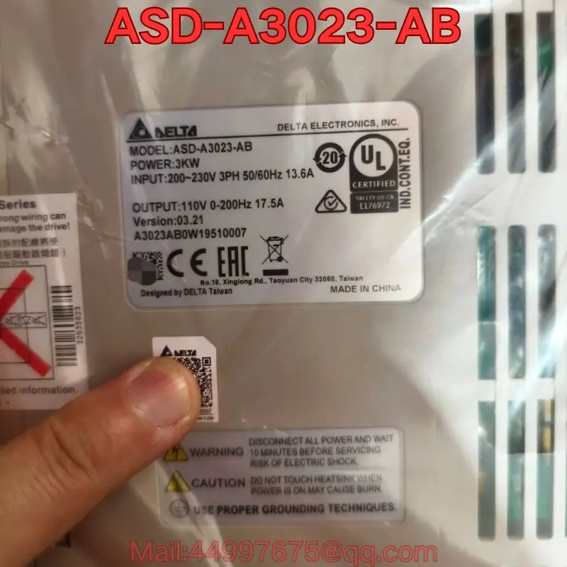 Brand new ASD-A3023-AB servo drive Latest prices for August 2026