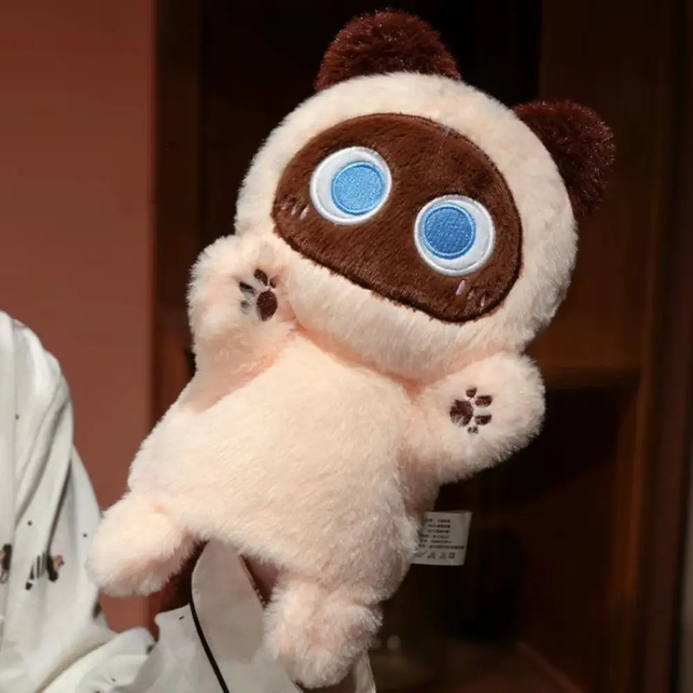 Simulazione di burattini a mano per animali di gatto Simulazione storytelling Peluche ripiene Giocattoli per gatti Educazione precoce Burattino di storie per dita a mano morbida