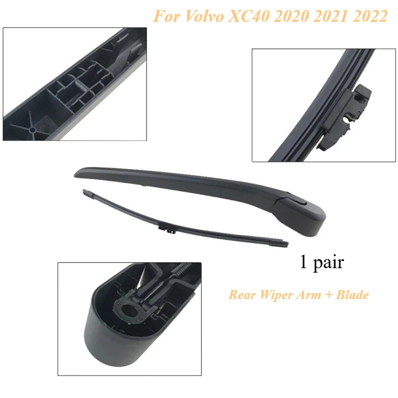 

1 пара новых задних дворников (рычаг + щетка) для Volvo XC40 2020 2021 2022 31699908