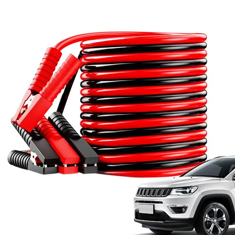 

Jumper Cables Booster Cables Safety Assistance With Alligator Clips Roadside Accessories For 12V 24V Battery Car Trucks Weak