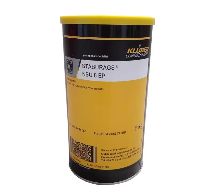 1KG FOR Kluber NBU8EP Lubrication Spindle Bearings STABURAGS NBU 8 EP for Traction motors Journal bearings Electric motors Pumps