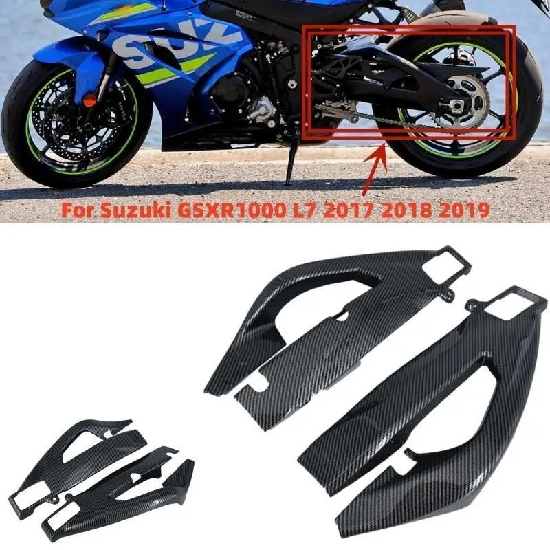 

For Suzuki GSXR1000 GSXR 1000 L7 2017 2018 2019 GSXR1000 2017-2019 ABS plastic Motorcycle Swingarm Cover Swing Arm Protector