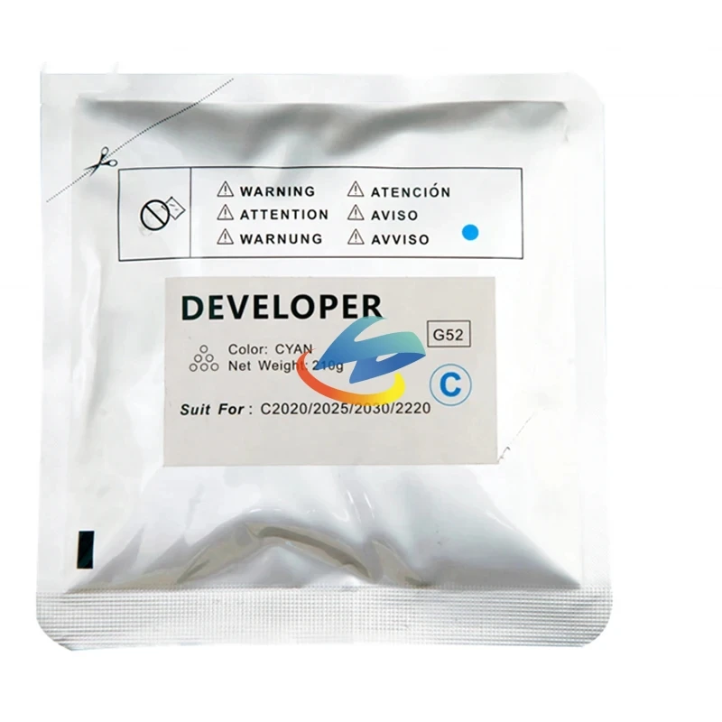 1PCS NPG52 G52 Developer Powder Compatible for Canon C2220 C2020 C2025 C2030 C2225 C2555 C2230 Highly Stable Developer CMYK/220g