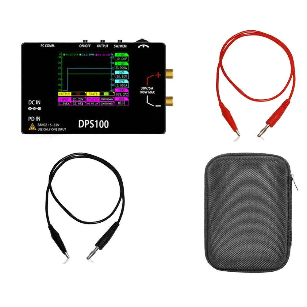 

100W DC Voltage Regulator Module Compact Design Supports 10 Sets of Preset Outputs for Electronics Enthusiasts