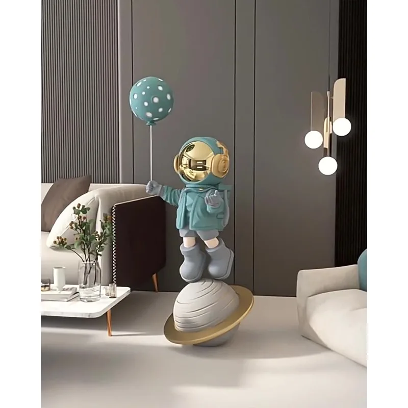 

Modern style astronaut Statues Creative Sculptures Miniature Figurines Craft Office Home Decoration Accessories Christmas gift