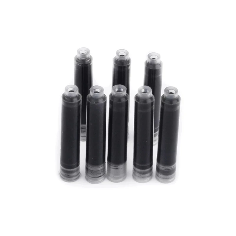 Mont (8 Pieces/Pack ) Black Ink Cartridge Refill For MB Fountain Pen Accessories School Office Stationery