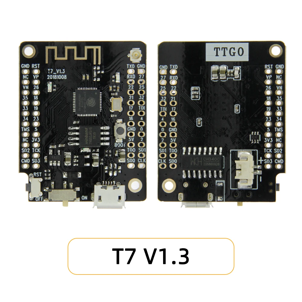 LILYGO® T7 Mini32 Płyty rozwojowe ESP32, ESP32-S3 ESP32-WROOM moduł ESP32-D0WDQ6, wsparcie WiFi Bluetooth,Arduino Electronics