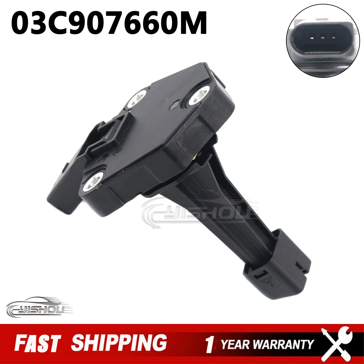

03C907660M Car Oil Level Sensor Fits For AUDI A4 A5 A6 Q5 Q7 S4 S5 TT For VOLKSWAGEN BEETLE EOS JETTA TIGUAN New 03C907660D