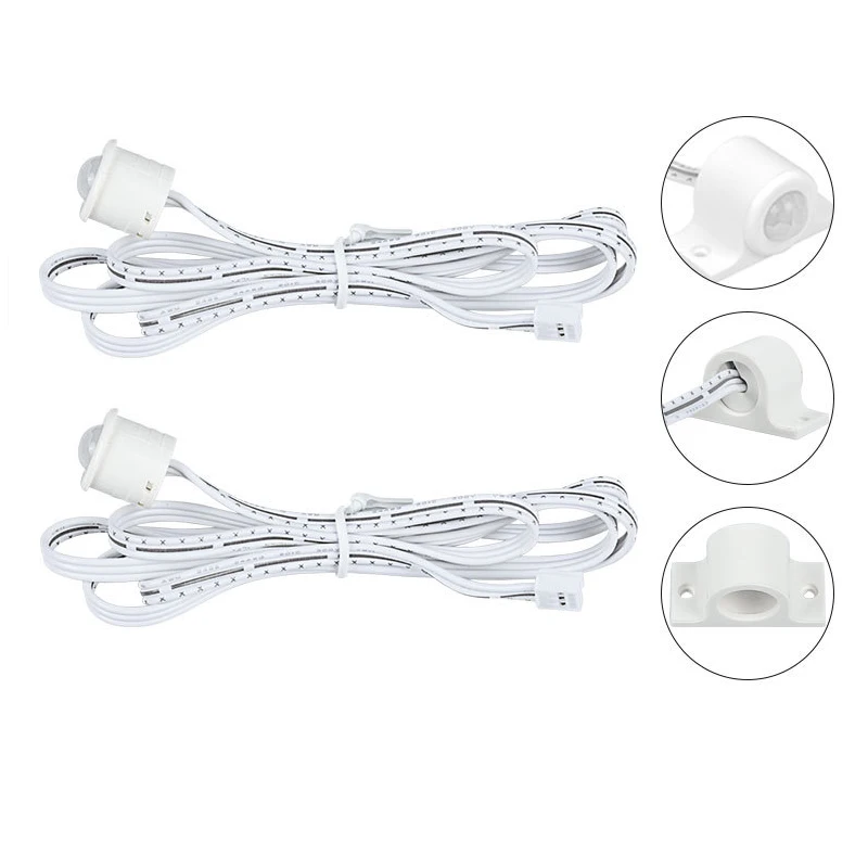 

2pcs Spare PIR Motion Sensor for 20 Steps Stair Controller switch LED Strip Dimmer Indoor Stairway Light RL-STEP-07