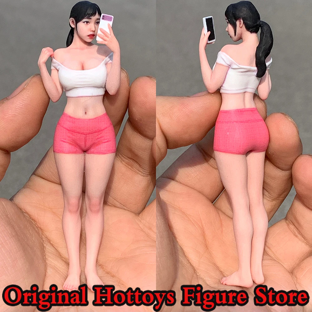 

In Stock 1/16 Scale Female Soldier Sport Style Selfie Girl Mini Realistic Sculpture Full Set About 10.5cm Action Figure Model