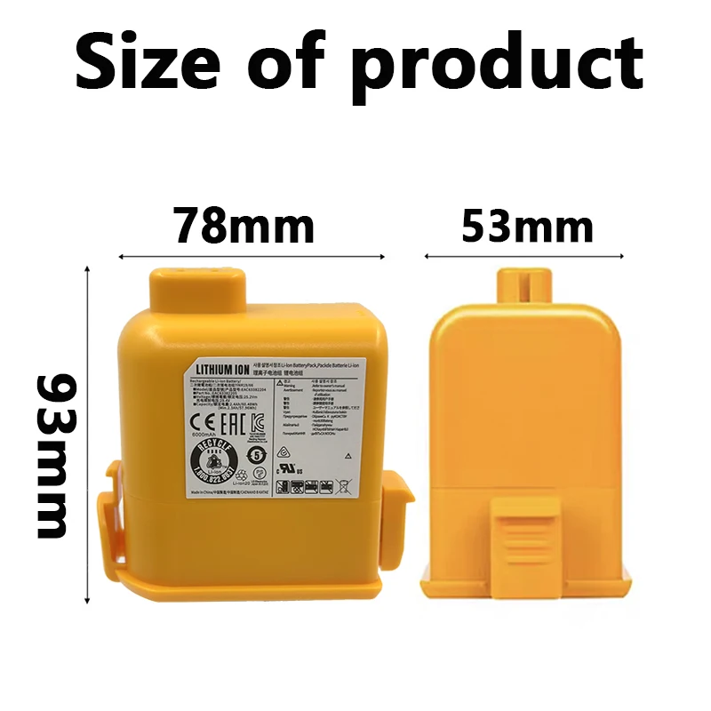 New 5.0/6.0Ah Vacuu…