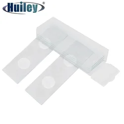 5 Pieces Reusable Double Concave Blank Glass Slides For Biological Microscope Laboratorial Consumables For Liquid Specimen