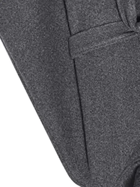 

HH зимняя женская новая модная накидка с высоким воротником, стильный пояс на пуговицах, тонкое пальто, женская темпераментная уличная повседневная универсальная куртка