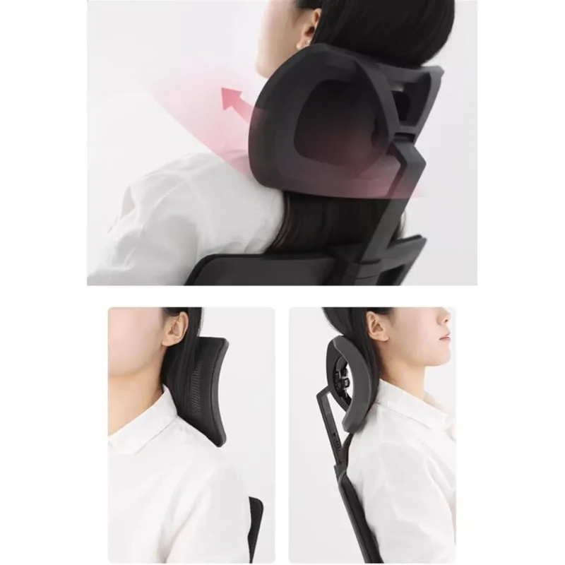 home.Computer Gaming Chair Ergonomic High Back Mesh Chair with Lumbar Support and Adjustable Headrest Rolling Work Swivel Task C