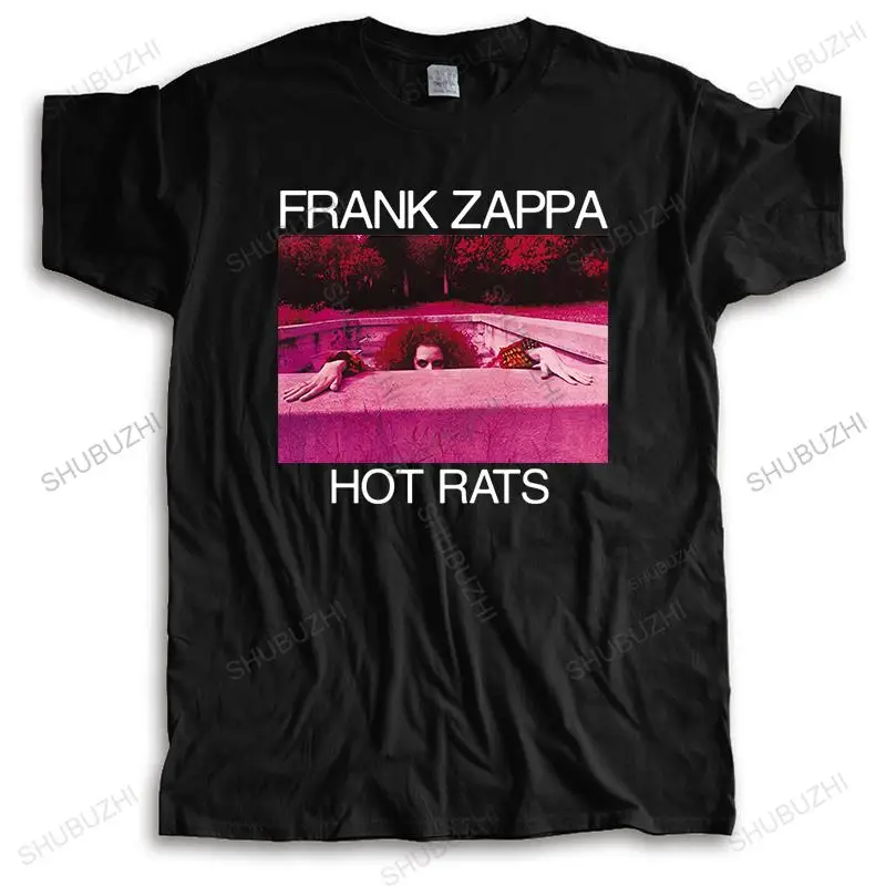 New brand O-neck t shirt black streetwear tops for men Frank Zappa Hot Rats unisex short sleeve t-shirt teenagers cool tee-shirt