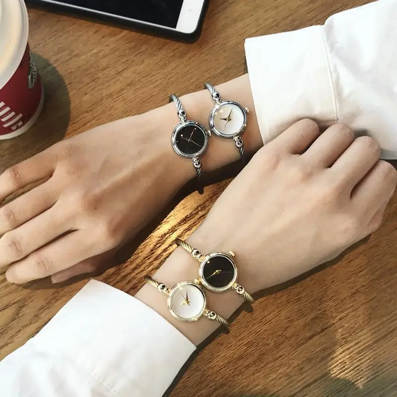 automatic watch Women Small Gold Bangle Bracelet Luxury Watches Stainless Steel Ladies Quartz Wrist watch Brand Casual Women