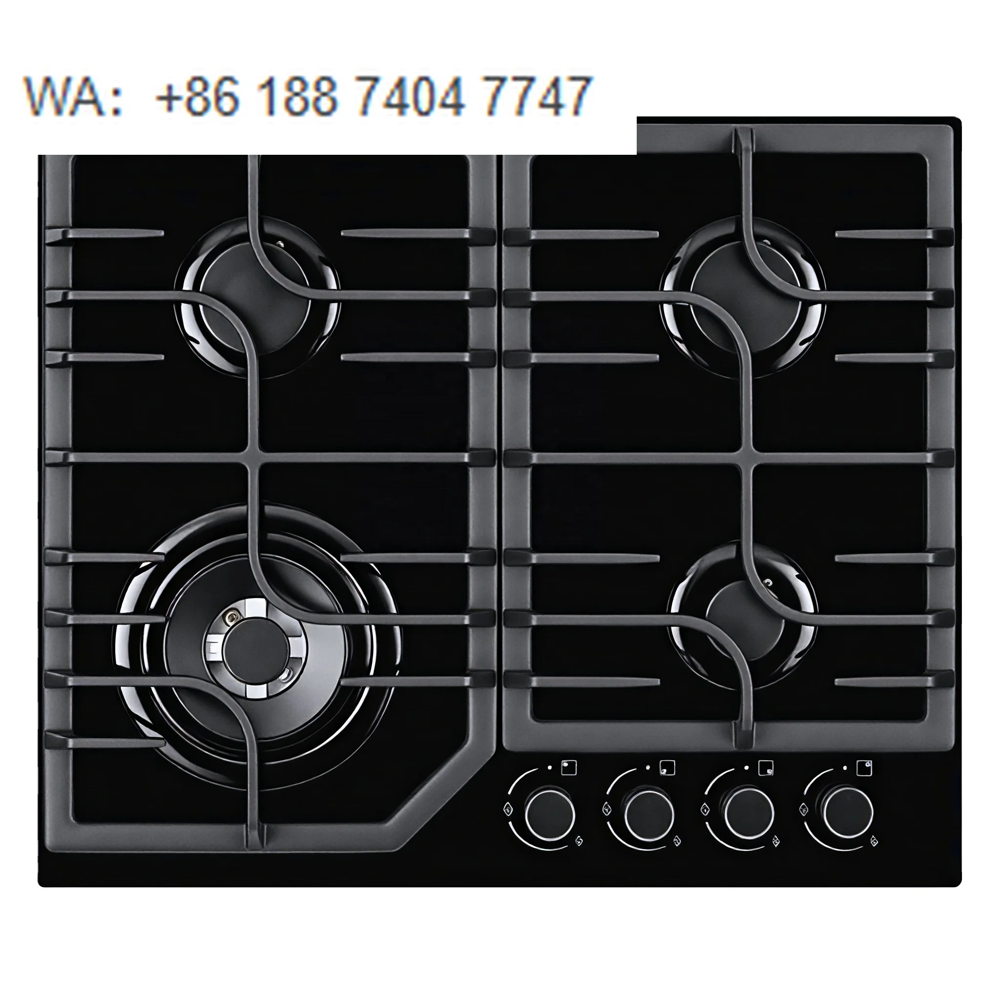 

Built-In Gas Cooktop 4 Burner Energy Saving with Auto Ignition and Safety Device for Kitchen