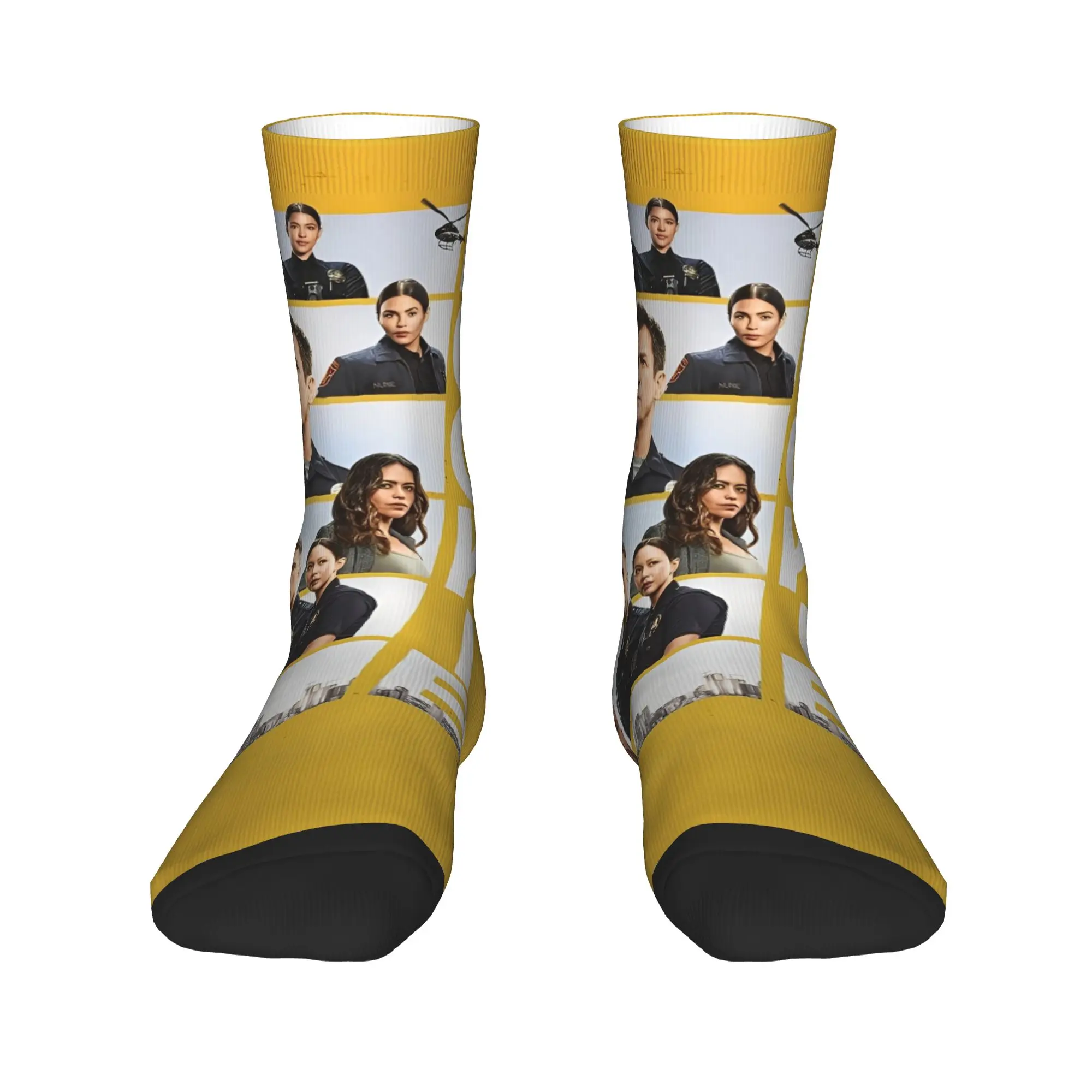 The Rookie TV Show Strümpfe Design Casual Socken Herbst Antibakterielle Socken Erwachsene Männer Outdoor Weiche Atmungsaktive Socken