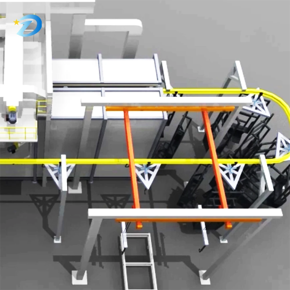 Factory Direct Sales Auto Parts Spraying Production Line Automatic Painting Equipment