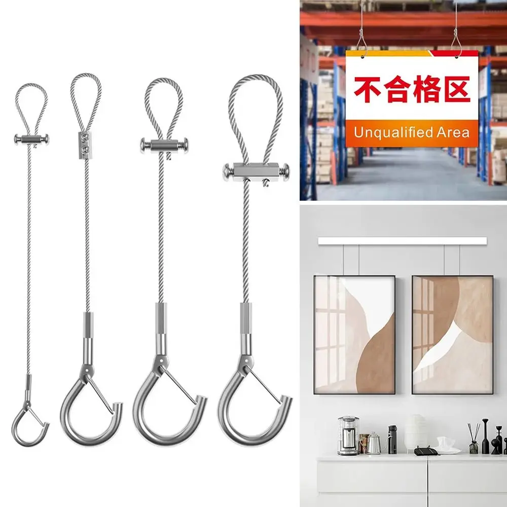High Quality Stainless Steel Wire Rope Adjustable With Locking Retractable Fastening Hanging Rope