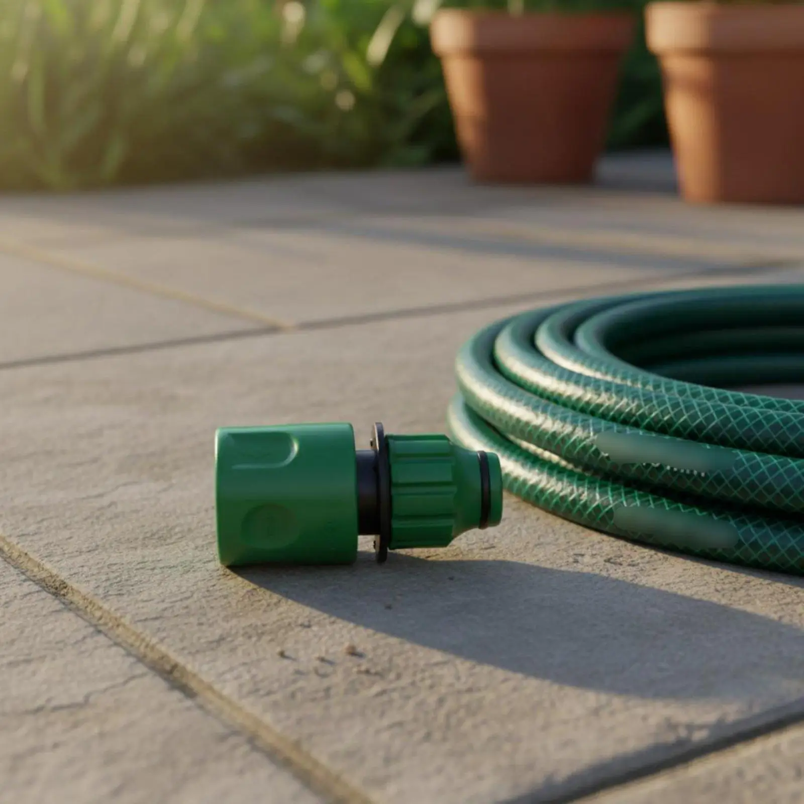 Water Hose Adapter Connector for Garden Irrigation Quick Release Locking System Fits