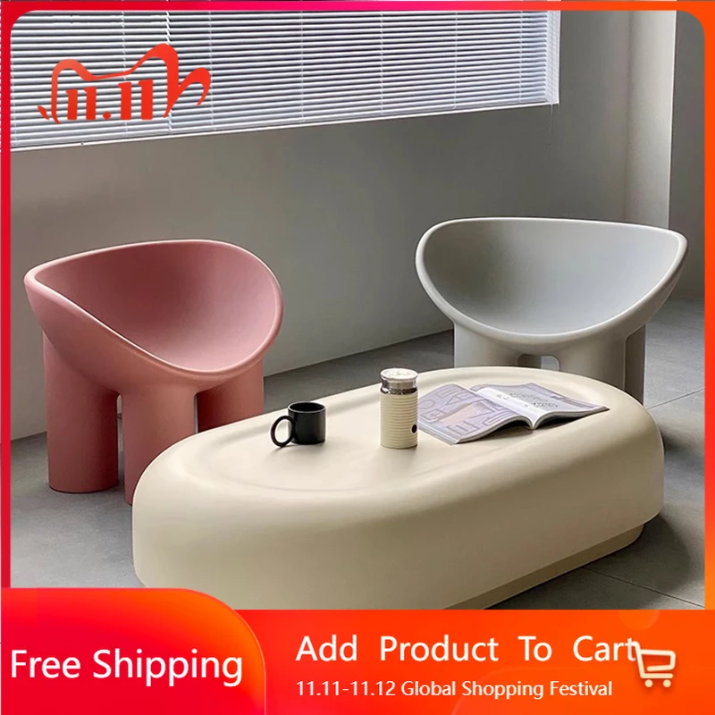 

Скандинавский современный журнальный столик для спальни, эстетический милый уникальный журнальный столик для гостиной, милый дизайнерский мебель для салона Mesas Bajas