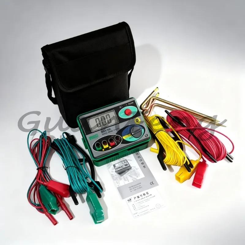 DY4100 Digital Ground Resistance Tester Professional Lightning Protection Grounding Measuring Instrument