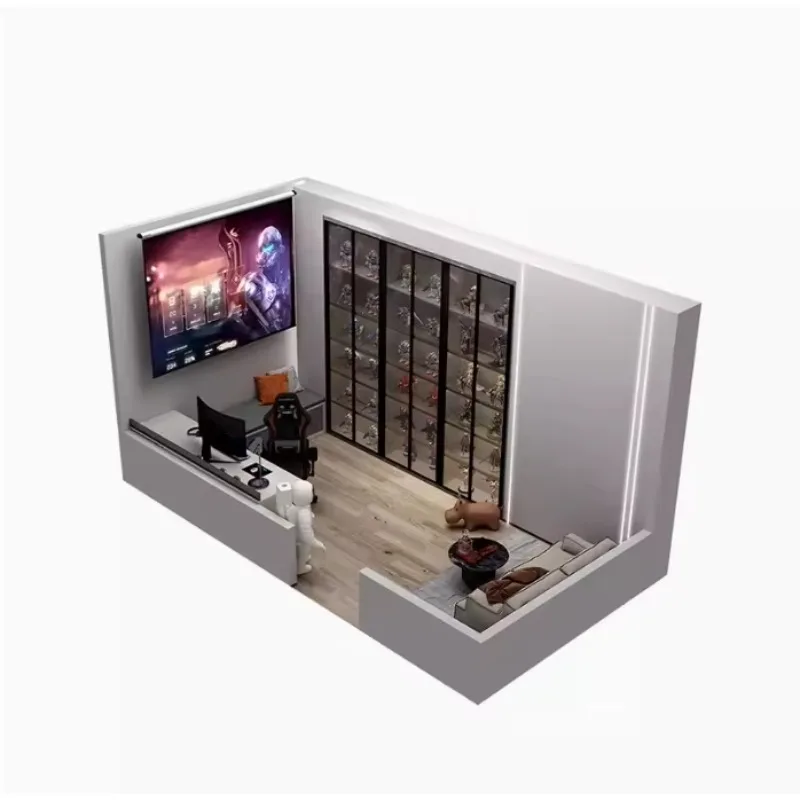 

Modern Children's Playroom Cabinets Furniture Children's Playroom Lockers & Shelves with Light Emitting Diodes
