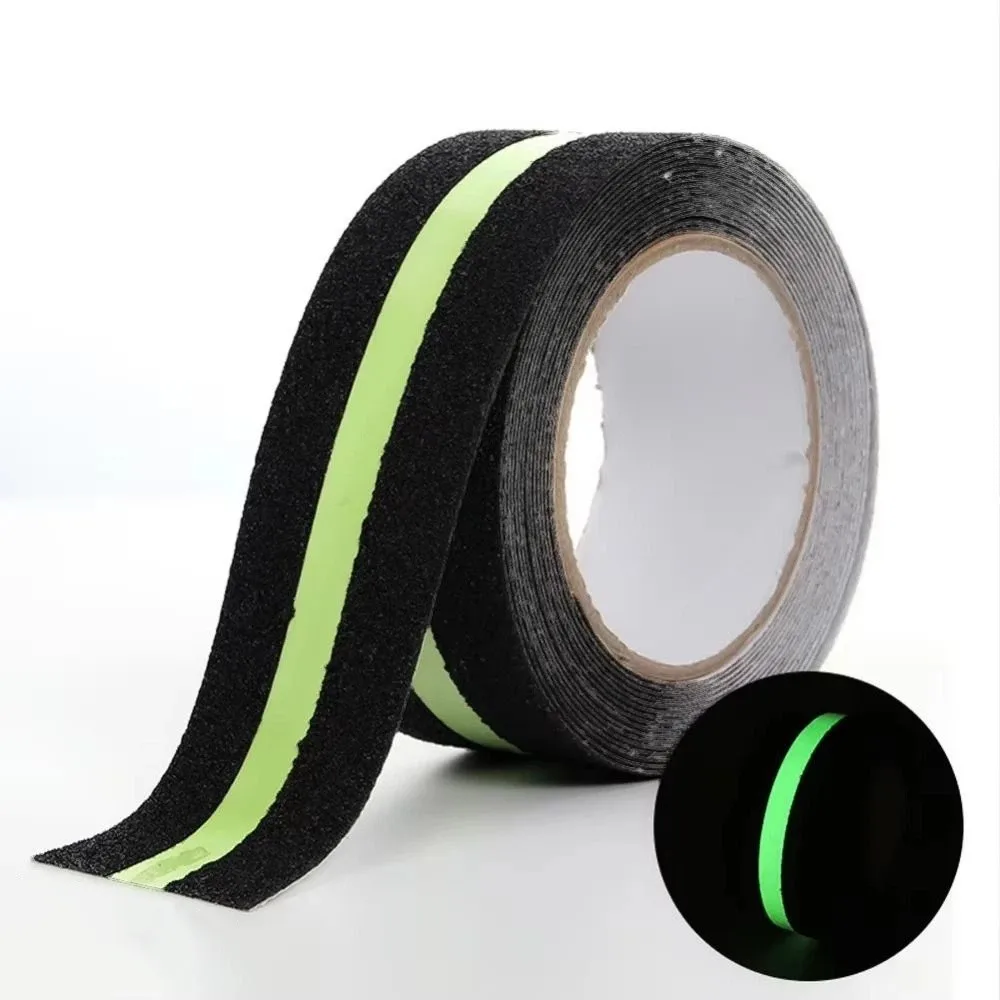 

Glow in the Dark Anti Slip Tape Green Stripe 5CM x 5M Traction Tape Self-adhesive Waterproof Non Skid Safety Tape Step Indoor