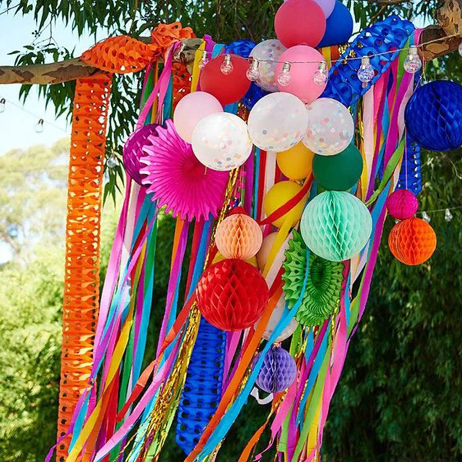 6pcs/Set 4.5cm*25m Colorful Crepe Paper Streamer Garland Photography DIY Birthday Party Wedding Baby Shower Background Decor