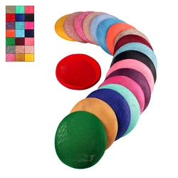15CM Round Imitation Linen Base Millinery Form Buckram Base Circle Base Cocktail Derby Church Wedding Hat DIY Craft Accessories