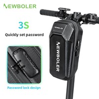 Electric scooter bag anti-theft combination lock EVA hard shell waterproof front bag folding balance handlebar trailer