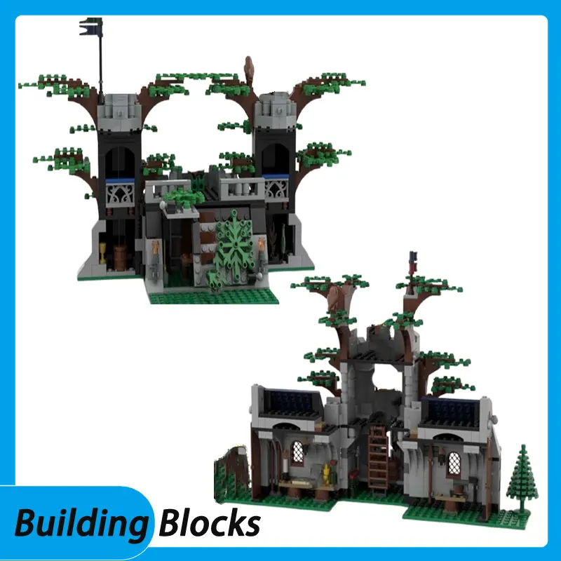 

In-stock small particle building blocks MOC-133299 446pcs 136359 Castle building toy 3D model gift educational DIY ornament