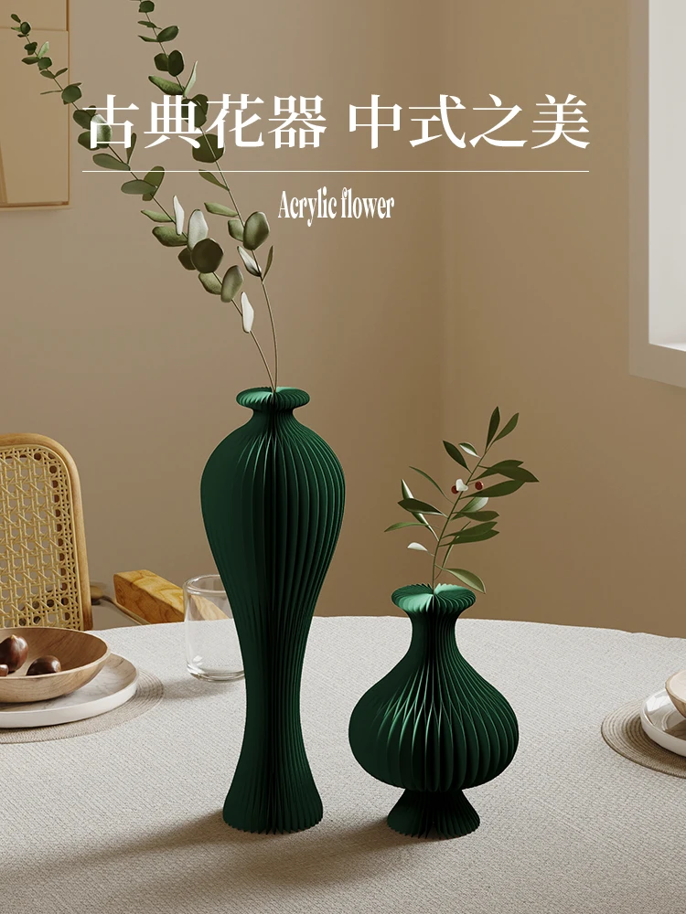 Creative Vase Decoration Flower Several Shelves Living Room Flower Vase Flower Arrangement Art Decoration
