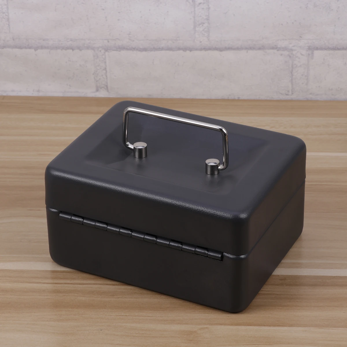 

Thickened Metal Cash Box Combination Lock Security Code Keyless Storage For Coins Checks Jewelry Handle Cashier