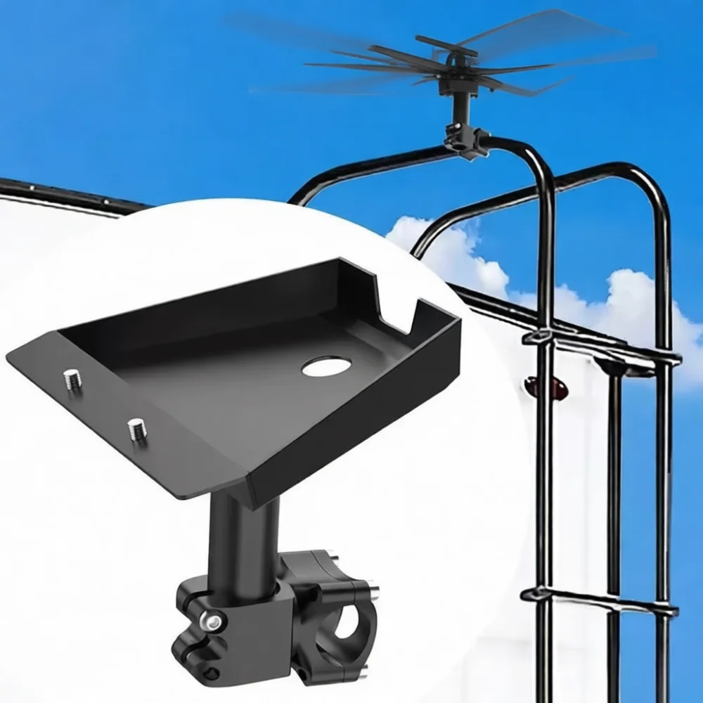 Stable Roof Mount Holder For Star Link Gen3 Antenna Adjustable Metal Stand Outdoor Camper Rv Satellite Signal Mast